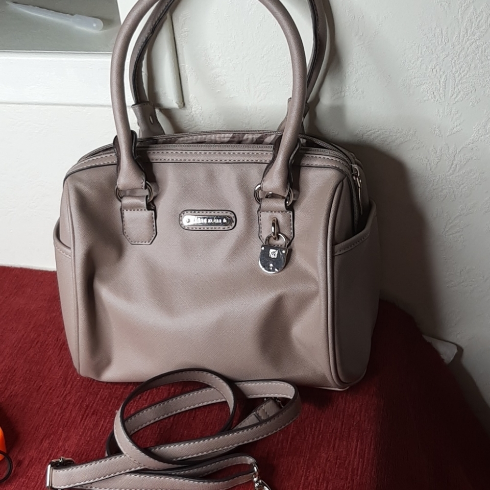 Anne Klein faux leather handbag